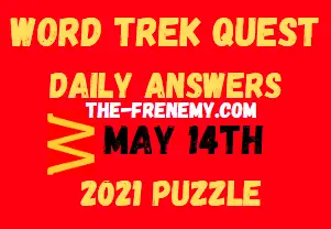 Word Trek Quest May 14 2021 Answers Puzzle