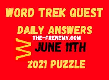 Word Trek Quest June 11 2021 Answers Puzzle