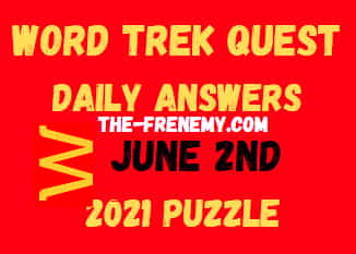 Word Trek Quest June 2 2021 Answers Puzzle