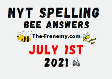 Nyt Spelling Bee July 1 2021 Answers Puzzle