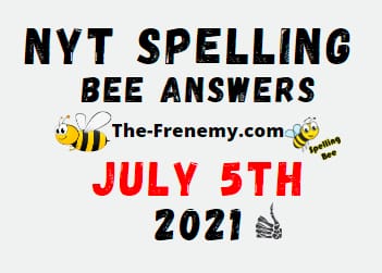Nyt Spelling Bee July 5 2021 Answers Puzzle