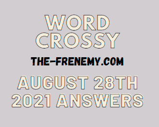 Word Crossy Daily August 28 2021 Answers Puzzle