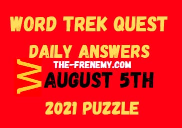 Word Trek Quest Daily August 5 2021 Answers Puzzle