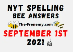 Nyt Spelling Bee Daily Puzzle September 1 2021 Answers