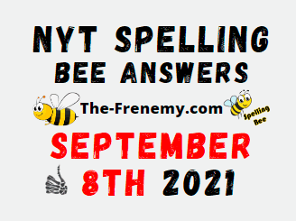 Nyt Spelling Bee Daily Puzzle September 8 2021 Answers