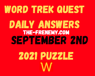 Word Trek Quest Daily Puzzle September 2 2021 Answers
