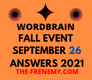 WordBrain Fall Event September 26 2021 Answers Today