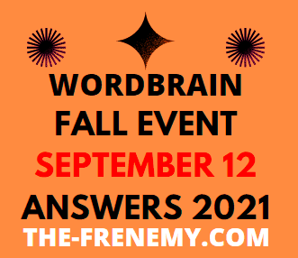 Wordbrain Fall Event September 12 2021 Answers Puzzle Today