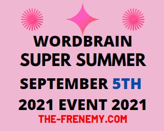 Wordbrain Super Summer September 5 2021 Answers Puzzle