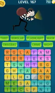 Words Crush Level 167 Answers Puzzle