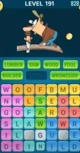 Words Crush Level 191 Answers Puzzle