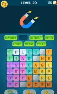 Words Crush Level 20 Answers Puzzle