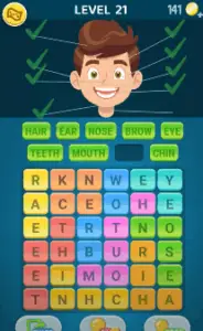 Words Crush Level 21 Answers Puzzle