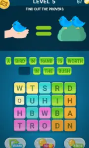 Words Crush Level 5 Answers Puzzle