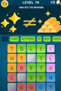 Words Crush Level 74 Answers Puzzle