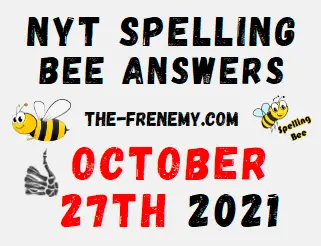 NYT Spelling Bee Answers October 27 2021 - Frenemy