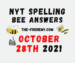 NYT Spelling Bee Answers October 28 2021 - Frenemy