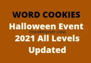 Word Cookies Halloween Event 2021 Answers and Solution All Levels