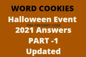 Word Cookies Halloween Event 2021 Answers and Solution All Levels Part 1