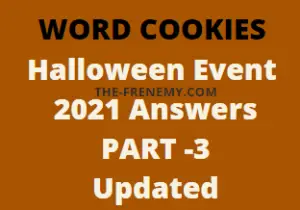 Word Cookies Halloween Event 2021 Answers and Solution All Levels Part 3