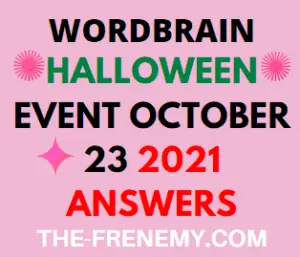 Wordbrain Halloween Event October 23 2021 Answers Puzzle