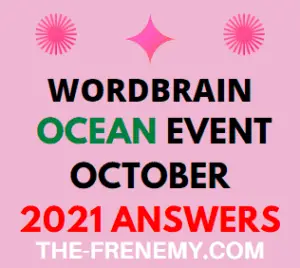 Wordbrain Ocean Event 2021 Answers Puzzle
