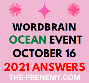 Wordbrain Ocean Event October 16 2021 Answers Puzzle