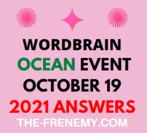 Wordbrain Ocean Event October 19 2021 Answers Puzzle