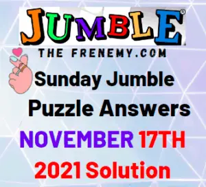 Daily Jumble Answer Today November 17 2021 Solution