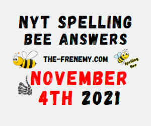 Nyt Spelling Bee Solver November 4 2021 Answers Puzzle