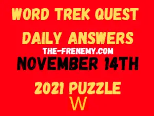Word Trek Quest Daily November 14 2021 Answers Puzzle