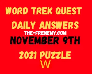 Word Trek Quest Daily November 9 2021 Answers Puzzle
