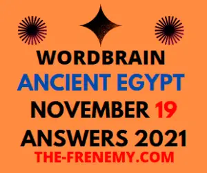 WordBrain Ancient Egypt November 19 2021 Answers Puzzle