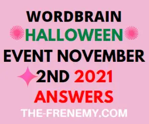 WordBrain Halloween Event November 2 2021 Answers Puzzle