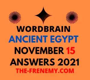 Wordbrain Ancient Egypt Event November 15 2021 Answers Puzzle