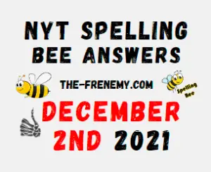 Nyt Spelling Bee Solver December 2 2021 Answers Puzzle
