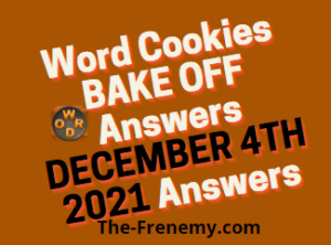 Word Cookies Bake Off Puzzle December 4 2021 Answers