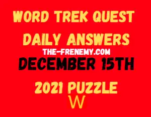 Word Trek Quest Daily Puzzle December 15 2021 Answers