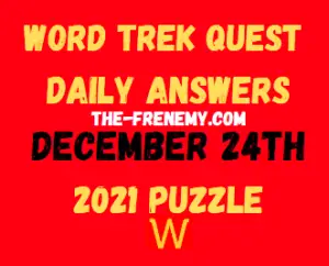 Word Trek Quest Daily Puzzle December 24 2021 Answers