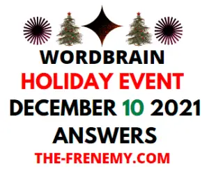 Wordbrain Holiday Event December 10 2021 Answers Puzzle