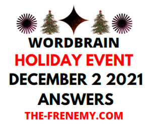 Wordbrain Holiday Event December 2 2021 Answers Puzzle