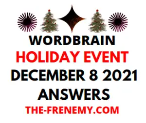 Wordbrain Holiday Event December 8 2021 Answers Puzzle
