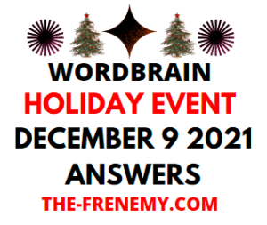 Wordbrain Holiday Event December 9 2021 Answers Puzzle
