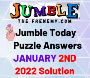 Jumble Answers Today January 2 2022 Solution