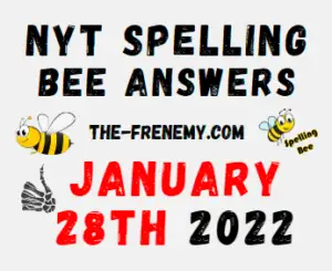 NYT Spelling Bee Solver Puzzle Challenge January 28 2022 Answers