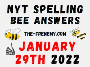 NYT Spelling Bee Solver Puzzle Challenge January 29 2022 Answers