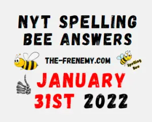 NYT Spelling Bee Solver Puzzle January 31 2022 Answers