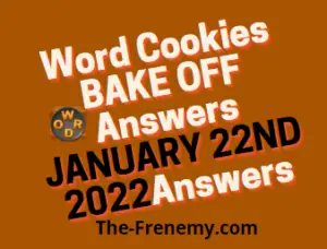 Word Cookies Bake Off January 22 2022 Answers Puzzle