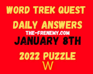 Word Trek Quest Daily Puzzle January 8 2022 Answers