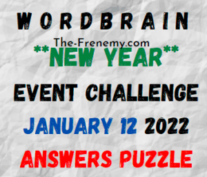 WordBrain New Year Event Puzzle Challenge January 12 2022 Answers